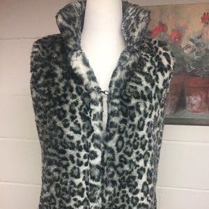 Seductions Faux Fur Vest Women, medium